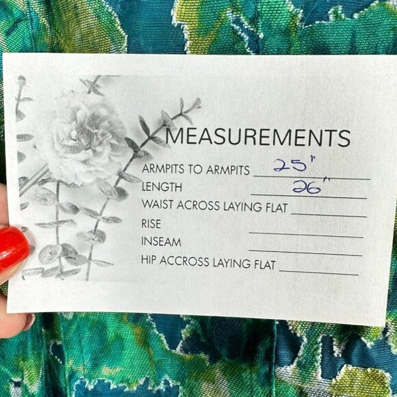 2/$20 Ruby Rd Blue Aqua Turquoise Green‎ Top Lite Jacket Colorful Design Size 18 - Picture 6 of 6